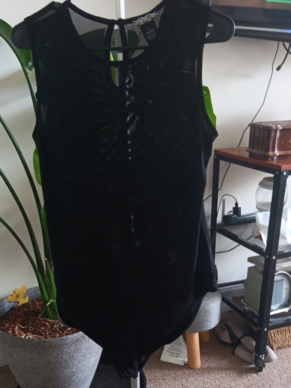 Belle Tweed Sleeveless Bodysuit -  Women XL